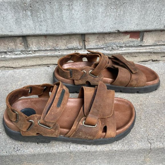 Mens Leather Sandals - Picture 1 of 3